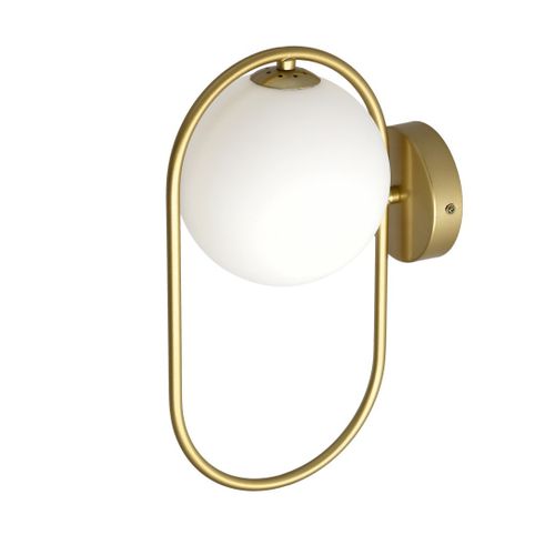 Cordel kinkiet 1x28W G9 ring mosiądz na Arena.pl