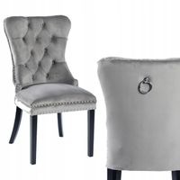 krzesło k9-fx velvet szare