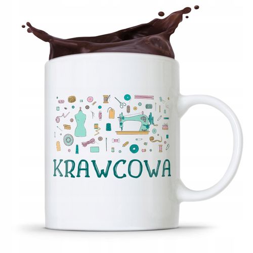 Kubek Prezent Krawcowej Krawca Krawcowa Z Nadrukiem Ze Zdjęciem na Arena.pl