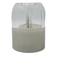 Świeca LED Szklana Wkład LED do Zniczy Świeczka na Baterie Biała 10x7,5 cm