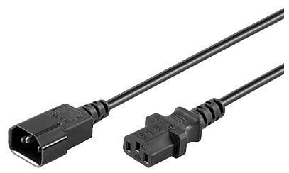 MicroConnect Power Cord C13 - C14 7m black zdjęcie 1