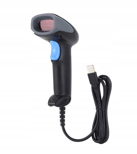 Czytnik Skaner Kodów Kreskowych Stacjonarny Laserowy EAN USB Przewodowy 1D na Arena.pl