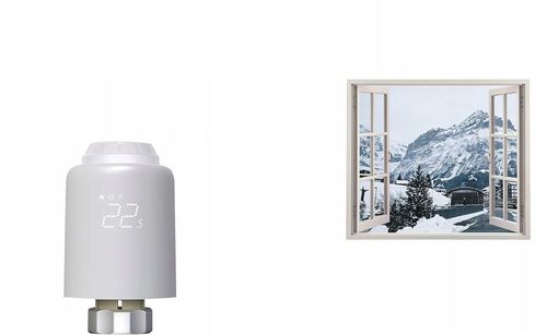 Głowica Termostatyczna Termostat Inteligentny Zigbee Tuya Alexa Smart Home na Arena.pl