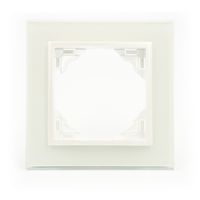 Efapel crystal ramka 1-kr. Szkło lodowy 90910 tcg