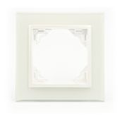 Efapel crystal ramka 1-kr. Szkło lodowy 90910 tcg