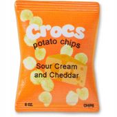 Crocs Przypinka Ozdoba Pin Charms Jibbitz Do Butów Orange Chip Bag