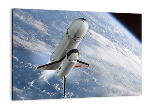 Obraz Na Płótnie - Sputnik Orbita - 70X50 Cm - Aa70X50-0496 na Arena.pl