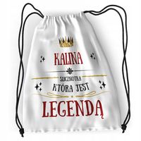 Plecak Dla Kaliny Sportowy Szkolny Worek Torba Z Nadrukiem Ze Zdjęciem