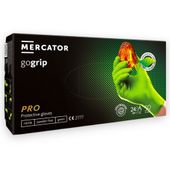 rękawice nitrylowe gogrip xxl mercator 50szt zielo
