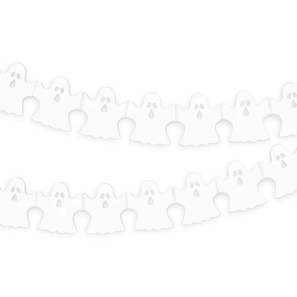 Girlanda Halloween białe duszki, 260 cm zdjęcie 1