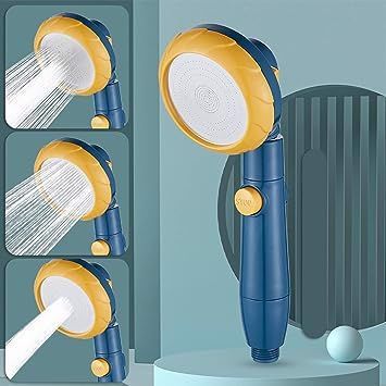 Słuchawka Prysznicowa z Wężem 2m 3 Dysze niebieska na Arena.pl