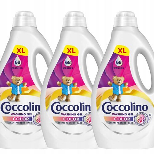 Coccolino XL Żel Do Prania Kolorowych Tkanin 2,72L (68 prań) na Arena.pl