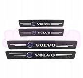 Naklejki Ochronne Na Progi folia ochronna karbon do VOLVO progi Logo VOLVO