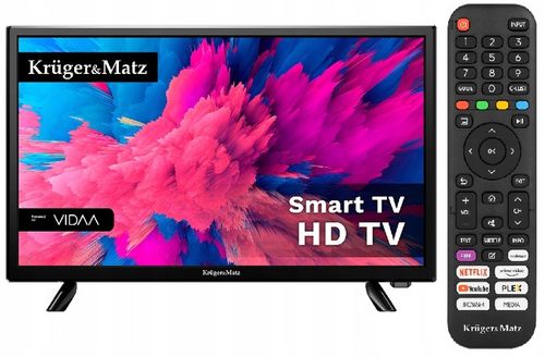 TELEWIZOR D-LED KRUGER&MATZ KM0224-V 24" HD DVB-T2 VIDA na Arena.pl