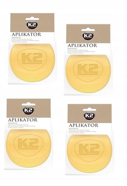 K2 APLIKATOR GĄBKA POLERSKA DO NAKŁADANIA WOSKU DRESSINGÓW zdjęcie 2