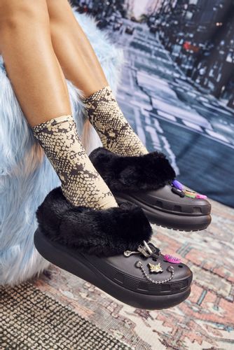 Damskie Ocieplane Buty Chodaki Crocs Furever Crush 208446 Clog 41-42 na Arena.pl