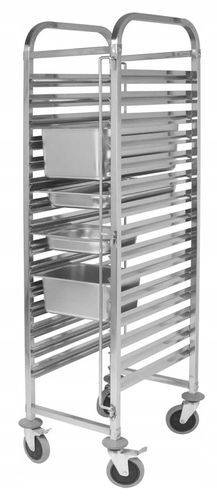 Wózek do transportu pojemników 15x GN 1/1 HENDI SMART 38x55x(H)173cm na Arena.pl