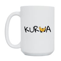 KUBEK "KUR(W)A" Wzór - Duży 450 ml
