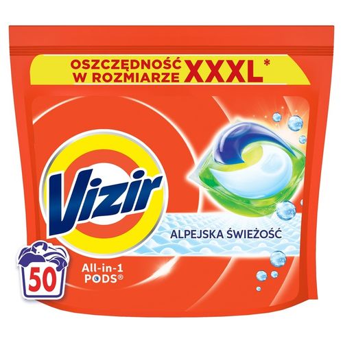 Vizir Alpine Fresh PODS Kapsułki do prania 3x50 prań na Arena.pl