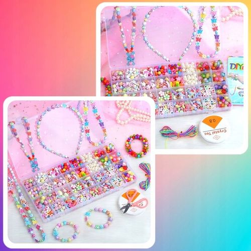 KORALIKI ZESTAW KORALIKÓW DO ROBIENIA BRANSOLETEK na Arena.pl