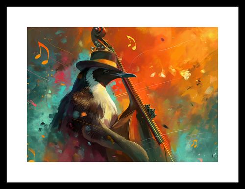 Plakat 29,7x21cm Pingwinia Nuta na Arena.pl