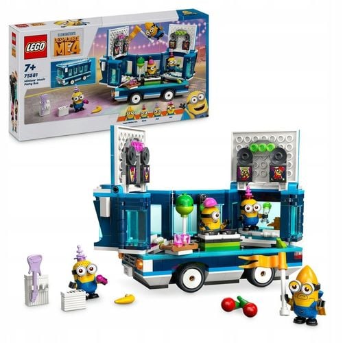 LEGO 75581 MINIONKI Imprezowy autobus Zestaw Klocki 7 lat na Prezent +Torba na Arena.pl