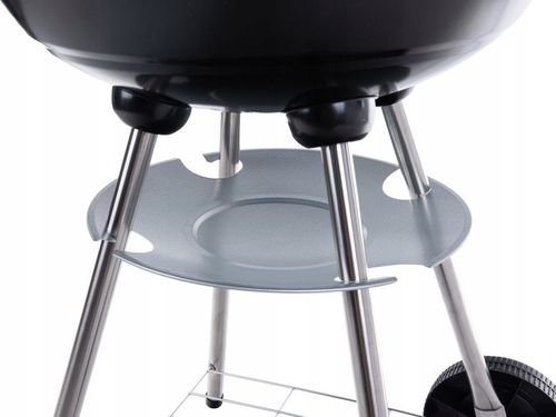 GRILL 39CM WĘGLOWY OKRĄGŁY Z POKRYWĄ I POKROWCEM GEKO G80512 na Arena.pl