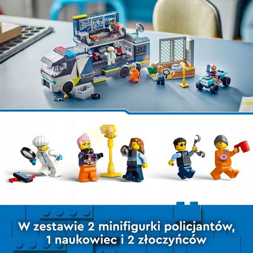 LEGO City Policyjna ciężarówka z laboratorium kryminalnym 60418 na Arena.pl