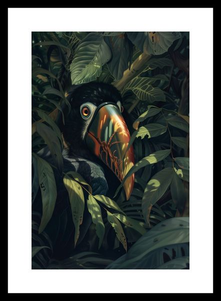 Plakat 20x30cm Skryty Tukan zdjęcie 3
