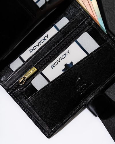 portfel męski skórzany n74l-rvt black na Arena.pl