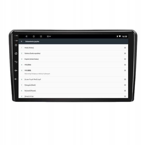 RADIO 2 DIN ANDROID 13 Audi A3 8P 2003-2013 ANDROID AUTO CARPLAY 2GB/64GB zdjęcie 6