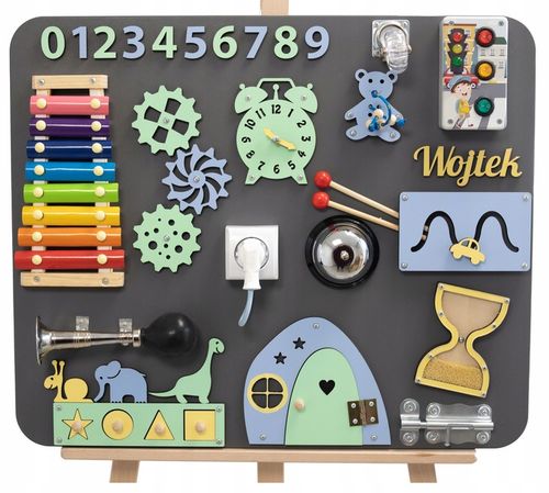 Tablica manipulacyjna sensoryczna Montessori na Arena.pl