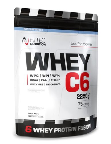 HI TEC Whey C-6 - 2250g BIAŁKO PROTEIN WPI WPH WPC na Arena.pl