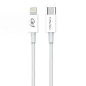 kabel usb-c do lightning foneng x31, 20w 1m (biały)