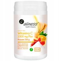Aliness Witamina C 1000mg Plus proszek bioflawonoidy odporność zdrowa skóra