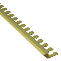 Profil PS przejściowy do gięcia 10 mm długość 250 cm, mosiężny, surowy