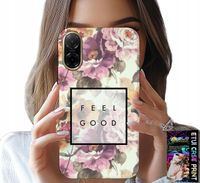 ETUI DO XIAOMI REDMI A5 - KWIATISTY WZÓR, MODNE DAMSKIE + SZKŁO