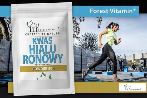 Kwas Hialuronowy W PROSZKU 50g ZDROWE STAWY SKÓRA KOŚCI ZMARSZCZKI na Arena.pl