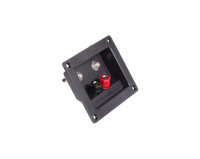 GNI0243 Gniazdo terminal glosnikowe x 2 banan +2