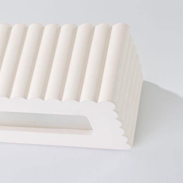 Kinkiet ceramiczny RIGATA biały zdjęcie 5