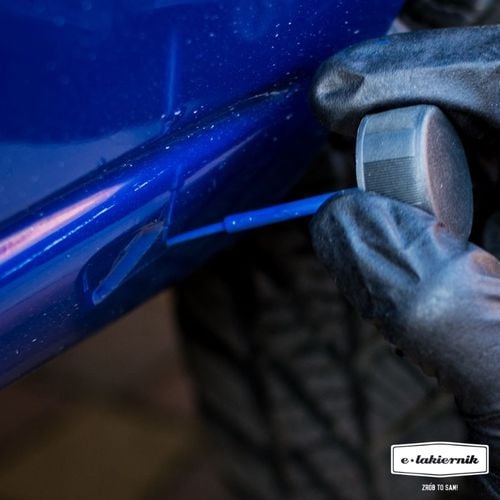 lakier zaprawka + bezbarwny zaprawkowy samochodowy bmw 317 orientblau na Arena.pl