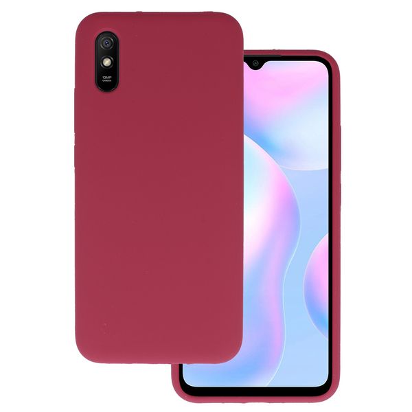 Silicone Lite Case do Xiaomi Redmi 9A bordowy zdjęcie 1