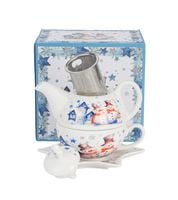 ZESTAW FILIŻANKA ZE SPODKIEM + DZBANEK DUO ŚWIĘTA RODZINA BAŁWANÓW BAŁWAN