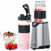 Blender Kielichowy CR4069 INOX z dwoma kubkami z Tritanu bez BPA Camry
