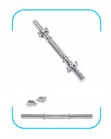 GRYF KRÓTKI DO HANTLI GRYFIK SZTANGIELKA GWINTOWANY ŚRUBOWY STAL 40cm 28 mm