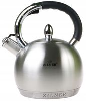 CZAJNIK Stalowy Satynowy 3l z 7xDNO Z Gwizdkiem INDUKCJA Gaz 5720