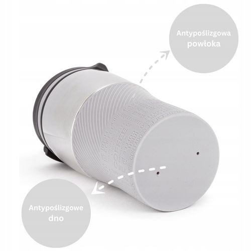 KUBEK TERMICZNY stalowy TERMOS do kawy herbaty szczelny KAMILLE 320ml na Arena.pl