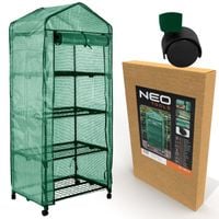 SZKLARNIA 69*49*160 CM,FOLIA PVC, METALOWA KONSTRUKCJA,KÓŁKA 15-903 NEO