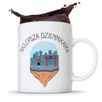 Kubek Dziennikarza Reportera Najlepsza Dzienikarka Z Nadrukiem Ze Zdjęciem