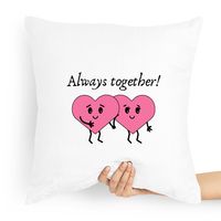 Poduszka Prezent Dla Dziewczyny Always Together! Z Nadrukiem Ze Zdjęciem